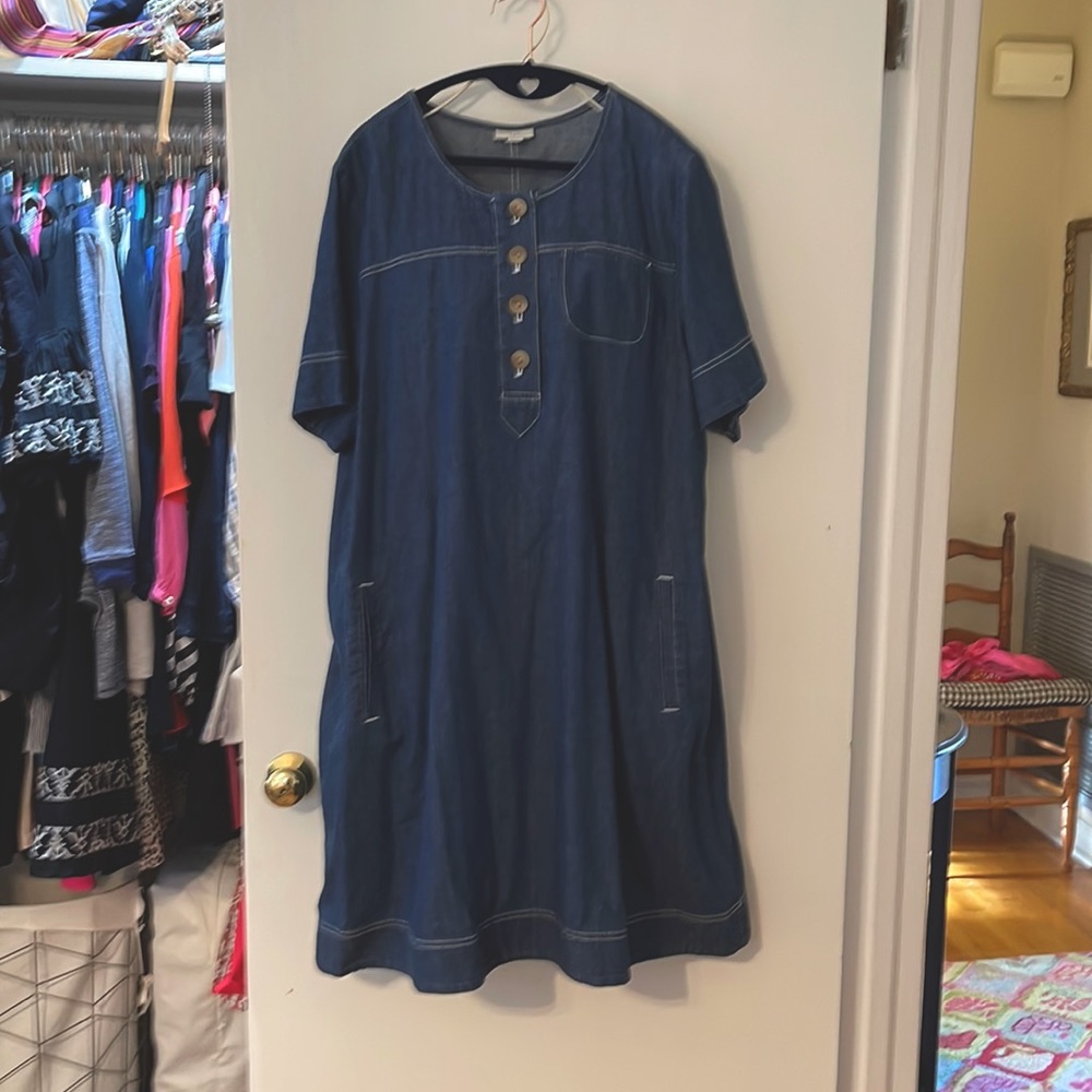 JJill Denim Dress size L